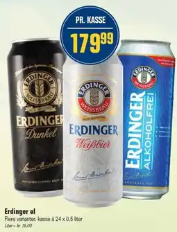 Otto Duborg ERDINGER ØL - 24 x 0,5 l tilbud