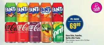 Otto Duborg Coca-Cola, FuzeTea, Sprite eller Fanta 24 x 0,33 liter tilbud