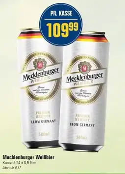 Otto Duborg Mecklenburger Weissbier 24 x 0,5 liter tilbud