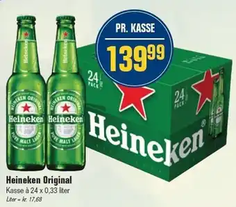 Otto Duborg Heineken Original 24 x 0,33 liter tilbud