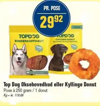 Otto Duborg Top Dog donut 250 gram tilbud