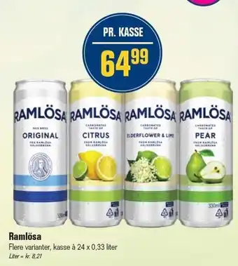 Otto Duborg Ramlösa 24 x 0,33 l tilbud