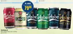 Otto Duborg Carlsberg øl 24 x 0,33 liter tilbud