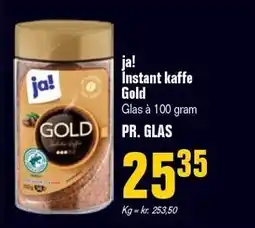 Otto Duborg ja! Instant kaffe Gold tilbud