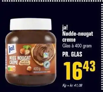 Otto Duborg Ja! Nødde-nougat creme tilbud