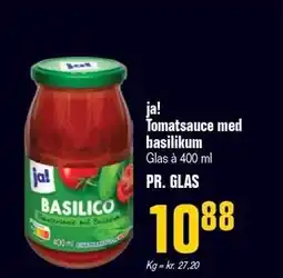 Otto Duborg ja! Tomatsauce med basilikum tilbud