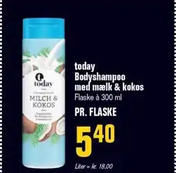 Otto Duborg today Bodyshampoo med mælk & kokos tilbud