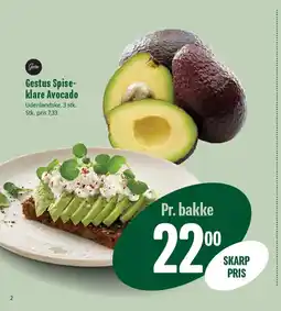 Min Købmand Gestus Spise- klare Avocado tilbud