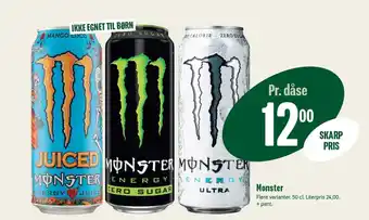 Min Købmand MONSTER tilbud