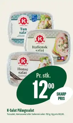 Min Købmand K-Salat Pålægssalat tilbud