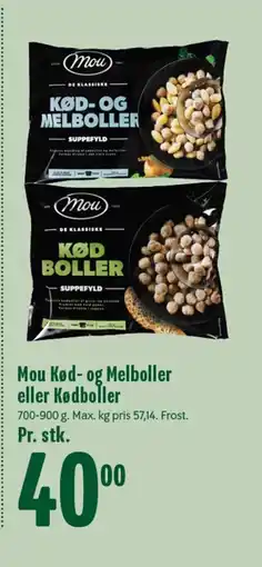 Min Købmand Mou Kød- og Melboller eller Kødboller tilbud