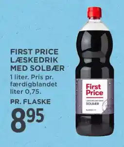 MENY FIRST PRICE Læskedrik med solbær tilbud