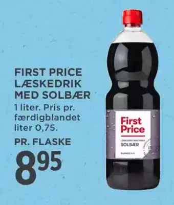 MENY FIRST PRICE Læskedrik med solbær tilbud