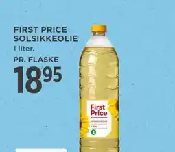 MENY FIRST PRICE Solsikkeolie tilbud