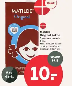 SPAR MATILDE Original Kakao Skummetmælk tilbud