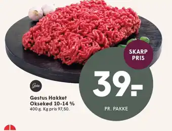 SPAR Gestus Hakket Oksekød 10-14 % tilbud