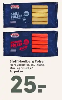 SPAR STEFF HOULBERG Pølser tilbud