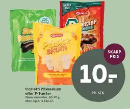 SPAR Carletti Påskeskum eller P-Tærter tilbud