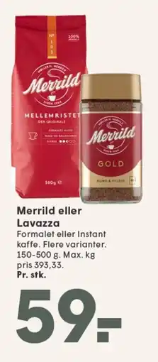 SPAR Merrild eller Lavazza tilbud