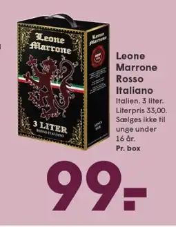 SPAR Leone Marrone Rosso Italiano tilbud