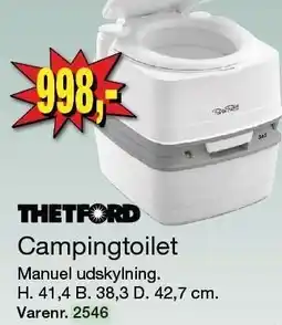 Harald Nyborg THETFORD Campingtoilet tilbud