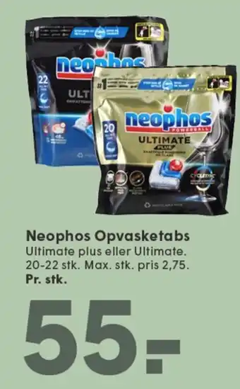 SPAR Neophos Opvasketabs tilbud