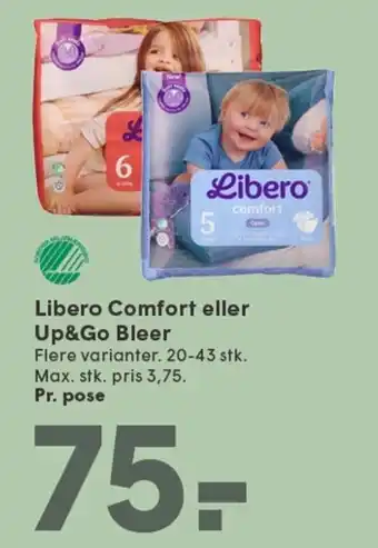 SPAR Libero Comfort eller Up&Go Bleer tilbud