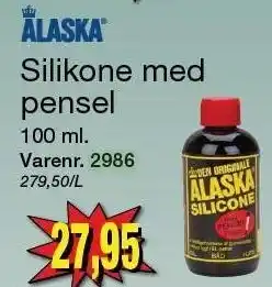 Harald Nyborg ALASKA Silikone med pensel tilbud