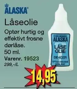 Harald Nyborg ALASKA Låseolie tilbud