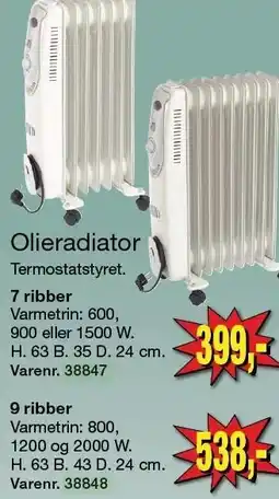 Harald Nyborg Olieradiator tilbud