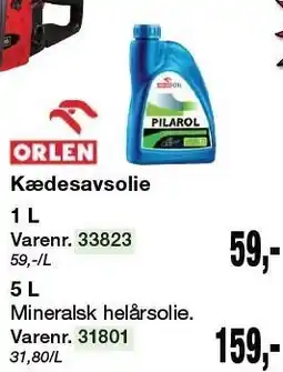 Harald Nyborg Kædesavsolie tilbud