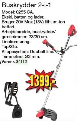 Harald Nyborg Buskrydder 2-i-1 tilbud