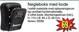 Harald Nyborg Nøgleboks med kode tilbud