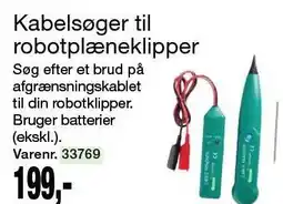 Harald Nyborg Kabelsøger til robotplæneklipper tilbud