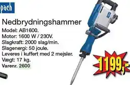Harald Nyborg Nedbrydningshammer tilbud