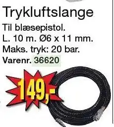 Harald Nyborg Trykluftslange tilbud