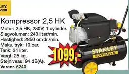 Harald Nyborg Kompressor 2,5 HK tilbud