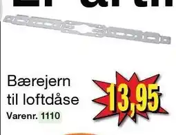 Harald Nyborg Bærejern til loftdåse tilbud