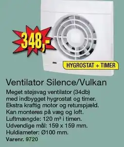 Harald Nyborg Ventilator Silence/Vulkan tilbud