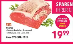 Citti Frisches südamerikanisches Rumpsteak tilbud