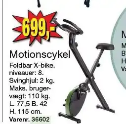 Harald Nyborg Motionscykel tilbud
