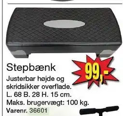 Harald Nyborg Stepbænk tilbud