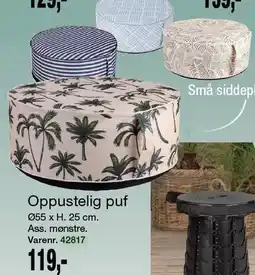 Harald Nyborg Oppustelig puf tilbud