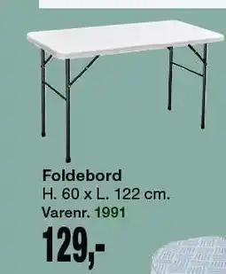Harald Nyborg Foldebord tilbud
