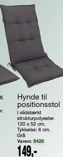 Harald Nyborg Hynde til positionsstol tilbud