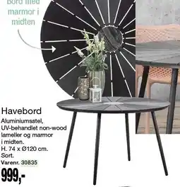 Harald Nyborg Havebord tilbud