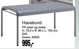 Harald Nyborg Havebord tilbud