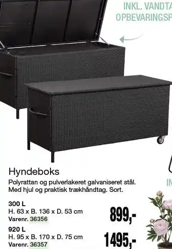 Harald Nyborg Hyndeboks 300 L eller 920 L tilbud