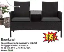 Harald Nyborg Bænksæt tilbud