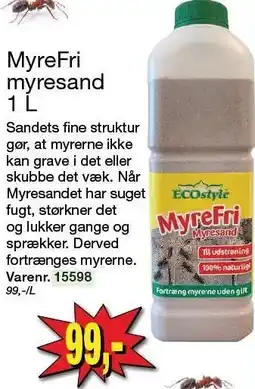 Harald Nyborg MyreFri myresand tilbud